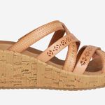 Skechers Sketchers BEVERLEE - TIGER POSSE wedge sandal wide size 10 new Photo 1