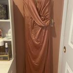 Cinderella Elegant Satin Evening Gown in Rose Photo 0