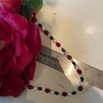 Marigot Small Purse Rose Shape Beaded Handle Evening Handbag Ladies Lunch Galas Red Photo 8