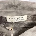 Lovestitch New Tie Dye Drop Waist Mini Dress Button Down Tunic Top Cement Photo 16