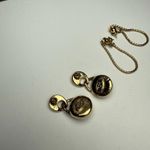 Trifari Signed Gold Tone Dangle Pierced Earrings Napier  Lot Of 2 Photo 8