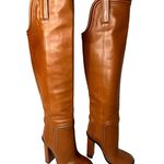 Gucci   Brown Calfskin Lifford Over the Knee High Classic Boots in cocoa sz 35.5 Photo 9