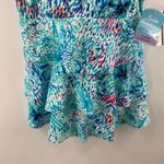 Swim Solutions Tankini Top Size 8 'Fits Up to a D Cup' Triple Tier NWT Blue Photo 10