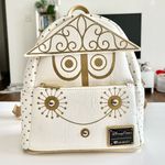 Lounge Fly NWOT RARE Disney Parks OG Heart Logo Small World White Mini Backpack Photo 0