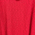 Free People Women’s Baja Babe Hooded Sweater Red size xlarge Photo 4