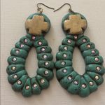Sookie Sookie TM Clay turquoise large earrings Blue Photo 0
