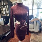 Velour Mini Dress With Fanny Pack Photo 8