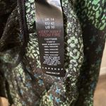 Topshop Womens Star Print Tie Front Long Sleeve Peplum Crop - Sz 10 -EUC Photo 5