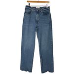 Abercrombie & Fitch The 90s Relaxed Jean Distressed Hem Curve Love Medium Sz 30 Photo 2