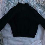 Black Crop Sweater Size L Photo 0