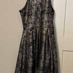 Soprano  Black and Gold Mini Dress Photo 3