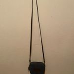 Vintage Longaberger Collector’s Club Striped Purse W Crossbody Strap Blue Photo 3
