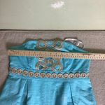 Lilly Pulitzer Lily Pulitzer Women Strapless Dress Sz. 4 Betsey Wave Jacquard GUC (Flaws) Photo 8