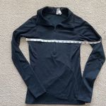 Under Armour NEW Fleece Lined Coldgear Half Zip Pullover Run Train Black XS NWOT Photo 4