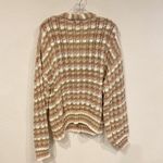 John + Jenn  Julianna striped grandmacore preppy cardigan Size Large EUC Photo 4