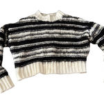 Venus  cream‎ & black cropped bulky sweater XS Photo 0
