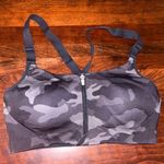All In Motion  Camouflage Padded Zip Front Sports Bra Photo 0