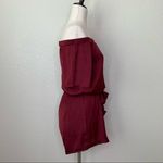 Sabo Skirt Off Shoulder Waist Tie Romper Photo 4