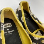 Keds Kate Spade X Black White & Yellow Apple Print Lace Up Flats Sneakers 8.5 Photo 5