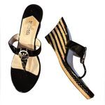 Michael Kors  Black  Palm Beach Wedge Shoes Photo 5