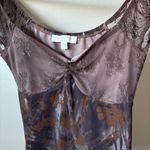 Thirty Thirty Mesh Floral Lace Top Brown Size M Photo 1