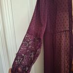 Torrid  Sz 0 Elegant Plum Lace-Trimmed Kimono NWOT Photo 12