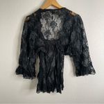 Andrea Kristoff for Escante Black Lace Lingerie Two Piece Set Size Small Photo 4