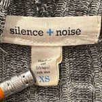 Silence + Noise Gray And White Cardigan Photo 2