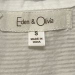 Eden & Olivia Women's Anthropologie Eden Olivia Sleeveless White Lagenlook Blouse Small #2658 Photo 4