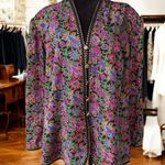 Adrianna Papell Multicolor Floral Blazer Photo 0
