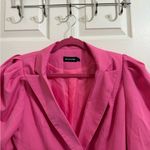 Pretty Little Thing  Fuscia Hot Pink Puff Sleeve Blazer Dress Photo 1