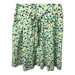 On 34th Floral Print Ruffle Sleeve Tie Waist Casual‎ Dress Green Yellow Size XS Photo 4