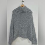 Free People  BFF Cowl Neck Sweater XS Grey Photo 4