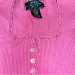 Ralph Lauren Lauren  Pink Buttoned Top Photo 1
