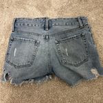 Vestique  Size XS Blue Distressed Jean Shorts Frayed Hem Photo 1