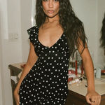 Princess Polly  I guess so mini polka dot dress  Photo 0