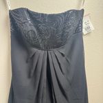 David's Bridal David’s Bridal Size 6 Black Sequin Party Dress Strapless Photo 7
