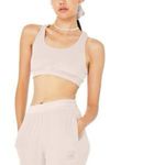 Alo Yoga Alo Velour Glimmer Scoop Neck Bra Photo 6