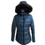 Nanette Lepore Women's Puffer Jacket with Faux Leather size small Coat Photo 2