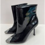 INC International Concepts Boots Size 5 Black Patent Pointed‎ Toe Stiletto Heels Photo 2
