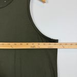Universal Standard  Tank Midi Dress Women's M Olive Green Stretch Granola Girl Photo 6
