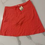 Horny Toad  NWT Sereena Skort Womens Large Orange Stretch Drawstring ElasticWaist Photo 1