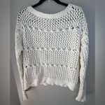 Alice + Olivia  White Open Knit Sweater Women’s Size Small Photo 1