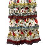 Alice + Olivia Valencia Floral Print Cotton Tiered Maxi Dress Size 0 Photo 4