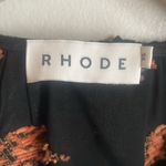 RHODE Nessa Top In Ikat Clip Jacquard In Multi Black Size XS Photo 8