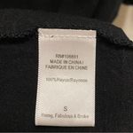 Young Fabulous and Broke  Black Gathered Front V-Neck Short Sleeve T-Shirt Size S Photo 5