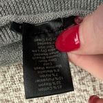 Ann Taylor Factory Metallic Silver Crewneck Sweater Photo 2