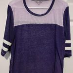 Lucky Brand purple burnt out shirt in xl Photo 0