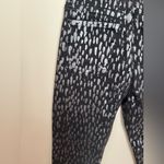 7 For All Mankind The High Waist Skinny Jeans Size 27 Foil Snow Leopard Metallic Photo 2