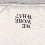 We Wore What  Solid Sweat Pants in Off White (L) Photo 9